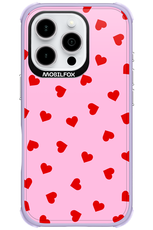 Sprinkle Heart Pink - Apple iPhone 16 Pro