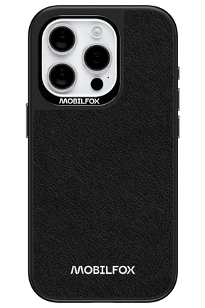 Logo White Leather 2.0 - Apple iPhone 15 Pro