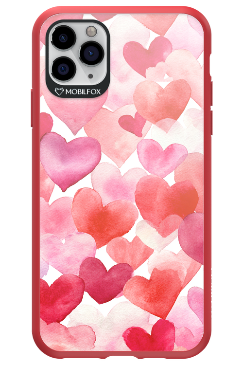 Water Painted Heart 2.0 - Apple iPhone 11 Pro Max