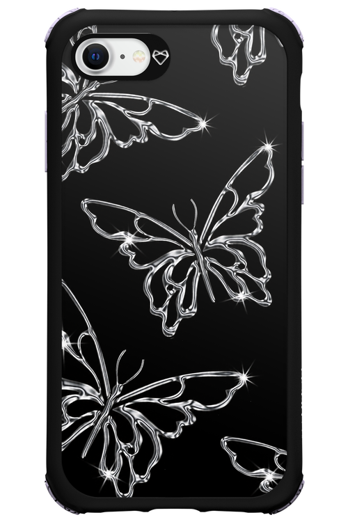 Silver Butterfly 2.0 - Apple iPhone SE 2020