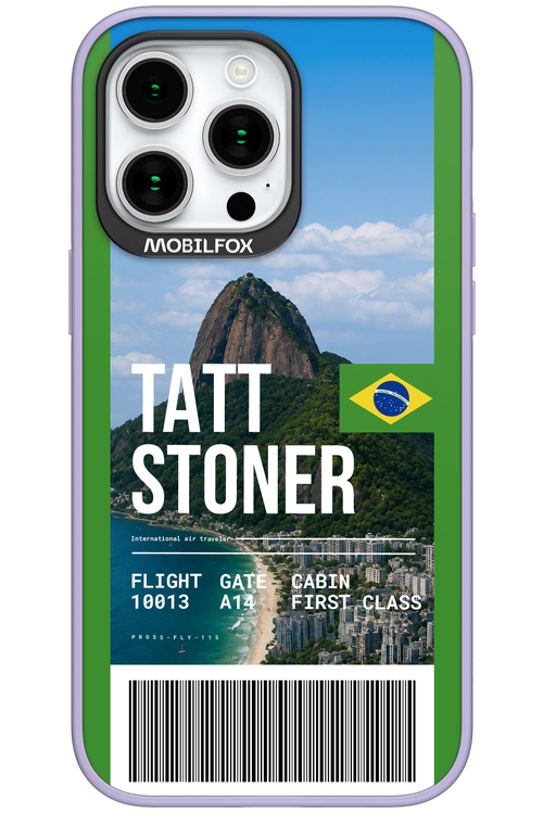 TATT STONER (fly ticket) 2.0 - Apple iPhone 15 Pro Max