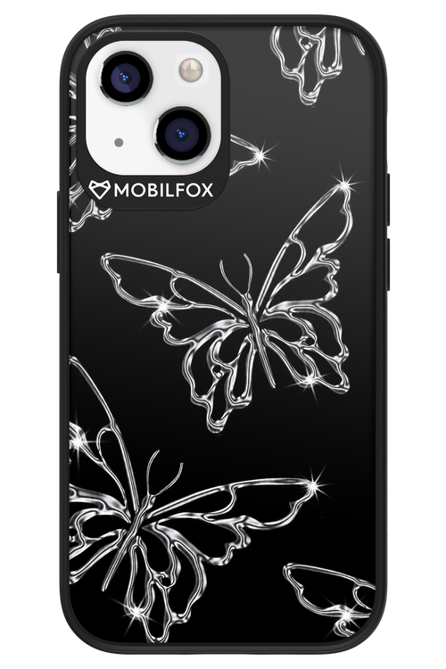 Silver Butterfly 2.0 - Apple iPhone 13 Mini