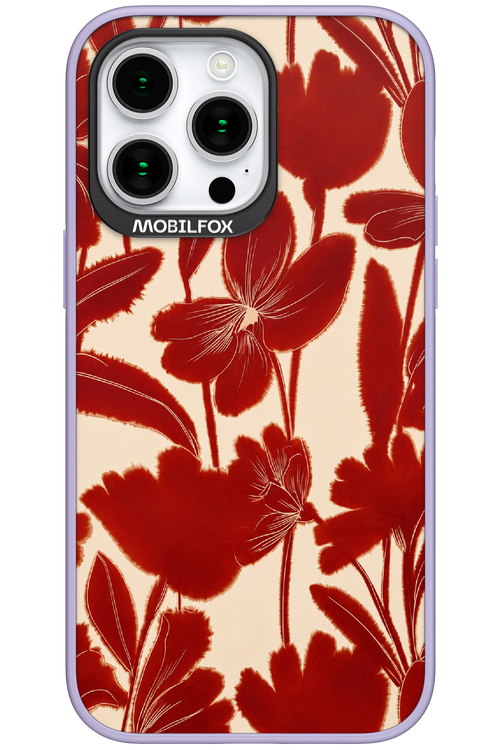 Burgundy Flowers 2.0 - Apple iPhone 15 Pro Max