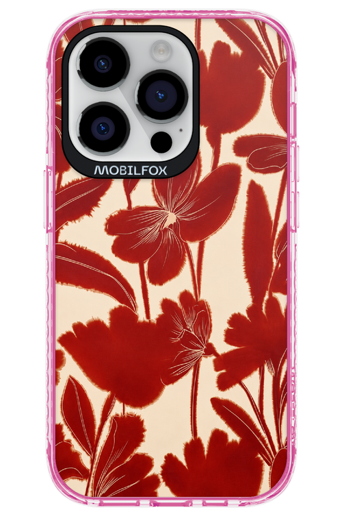 Burgundy Flowers 2.0 - Apple iPhone 14 Pro