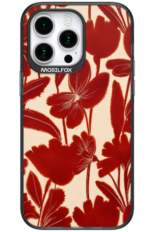 Burgundy Flowers 2.0 - Apple iPhone 15 Pro Max