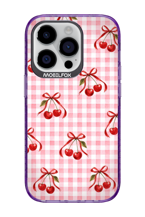 Pink Cherry Checked 2.0 - Apple iPhone 14 Pro