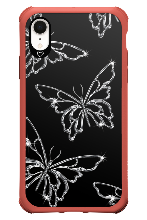 Silver Butterfly 2.0 - Apple iPhone XR