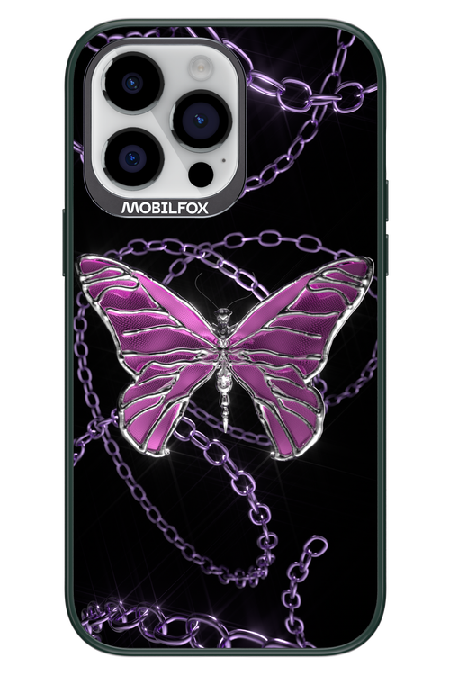 Butterfly Necklace - Apple iPhone 14 Pro Max
