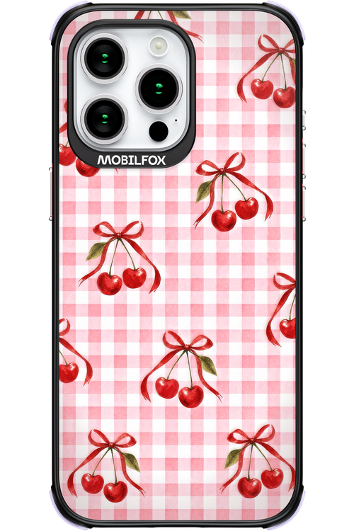 Pink Cherry Checked 2.0 - Apple iPhone 15 Pro Max