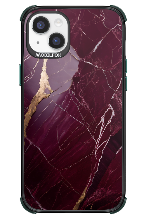 Burgundy Marble - Apple iPhone 14 Plus