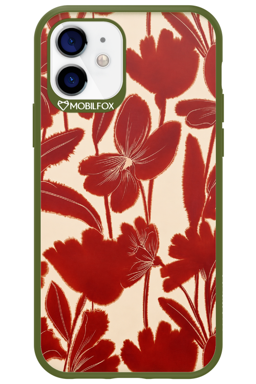 Burgundy Flowers 2.0 - Apple iPhone 12