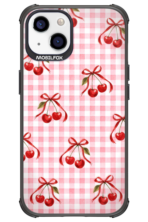 Pink Cherry Checked 2.0 - Apple iPhone 13