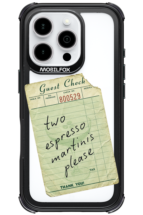 Espresso Martini 2.0 - Apple iPhone 16 Pro