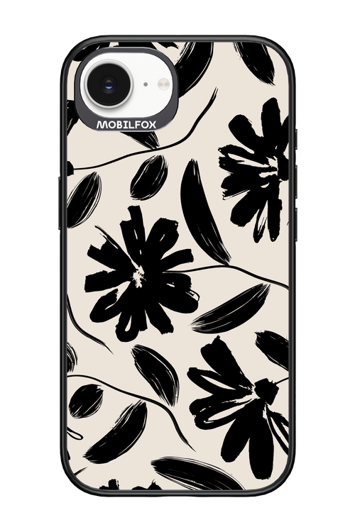 Monochrome Flowerss 2.0 - Apple iPhone 16e