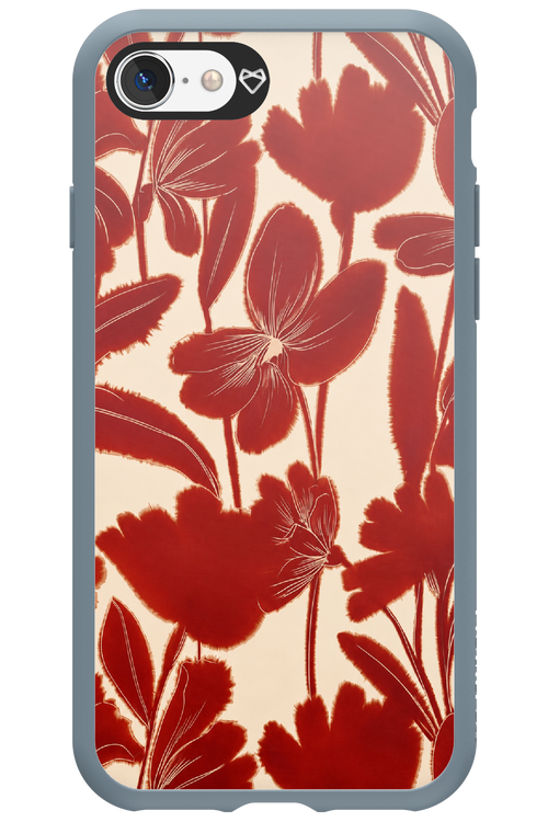 Burgundy Flowers 2.0 - Apple iPhone SE 2022