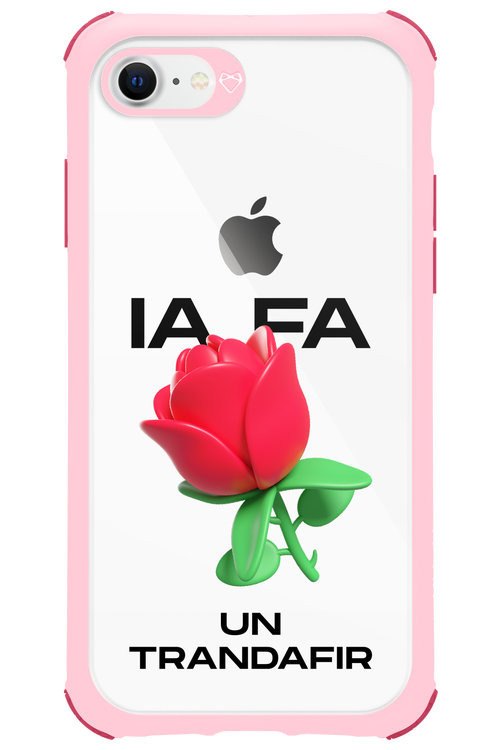 IA Rose Transparent - Apple iPhone 8