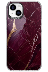 Burgundy Marble - Apple iPhone 15 Plus