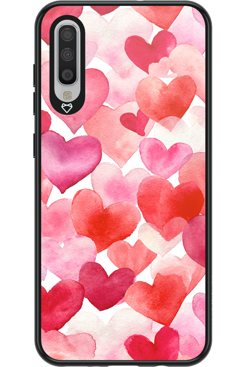 Water Painted Heart 2.0 - Samsung Galaxy A70