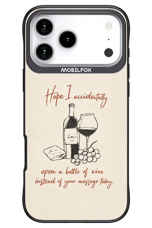 Bottle of wine 2.0 - Apple iPhone 17 Pro Max