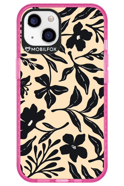 Black Flowers 2.0 - Apple iPhone 13