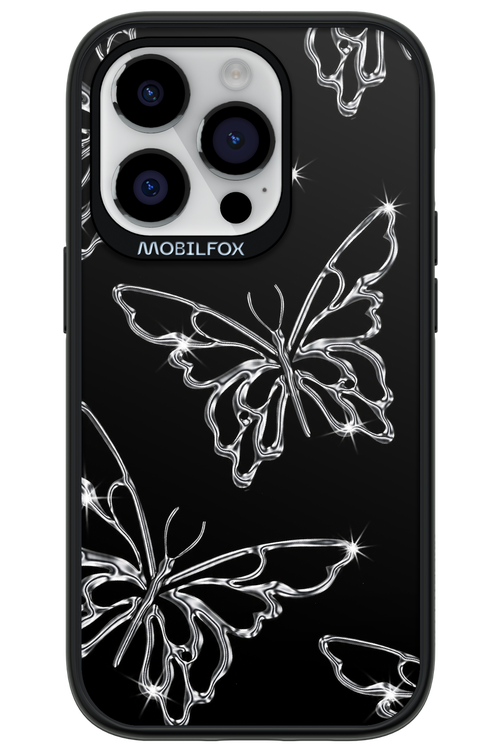 Silver Butterfly 2.0 - Apple iPhone 14 Pro