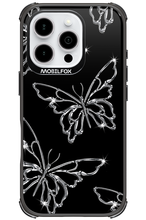 Silver Butterfly 2.0 - Apple iPhone 16 Pro