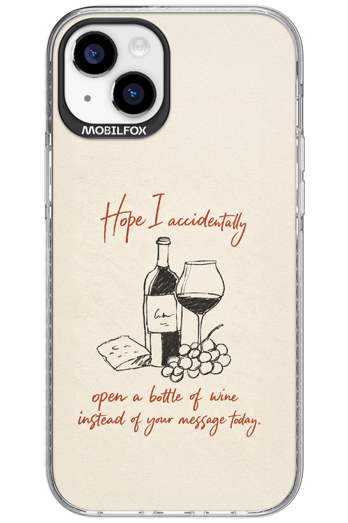 Bottle of wine 2.0 - Apple iPhone 15 Plus