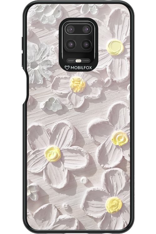 White Flowers - Xiaomi Redmi Note 9 Pro