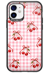 Pink Cherry Checked 2.0 - Apple iPhone 12