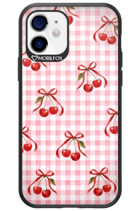Pink Cherry Checked 2.0 - Apple iPhone 12