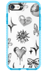 Silver Zone Transparent - Apple iPhone 8