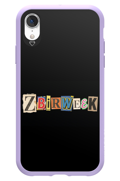 Zbirweek (black) 2.0 - Apple iPhone XR