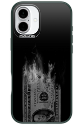 Money Burn B&W 2.0 - Apple iPhone 16 Plus
