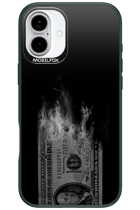 Money Burn B&W 2.0 - Apple iPhone 16 Plus