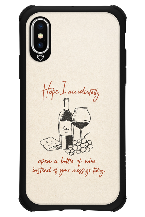 Bottle of wine 2.0 - Apple iPhone X