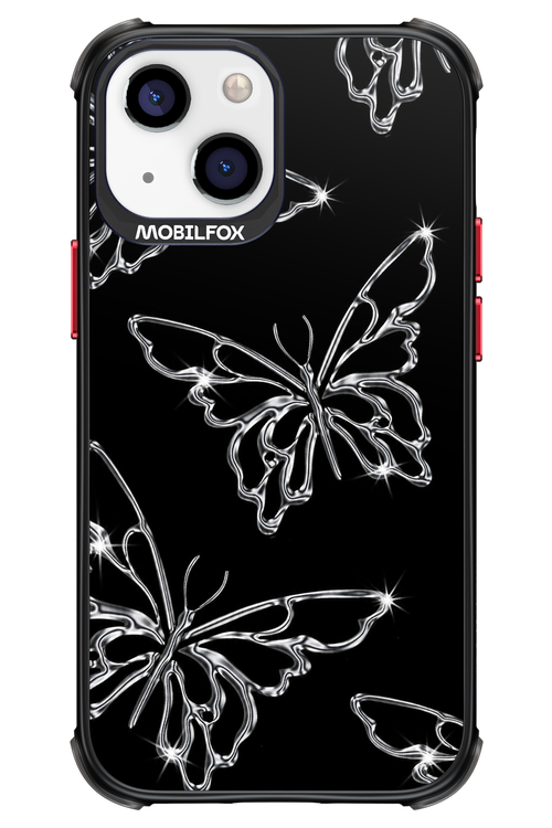 Silver Butterfly 2.0 - Apple iPhone 13 Mini