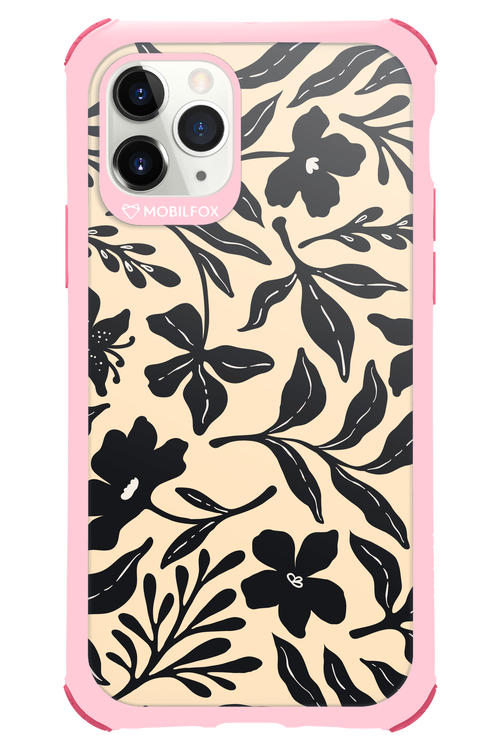 Black Flowers 2.0 - Apple iPhone 11 Pro