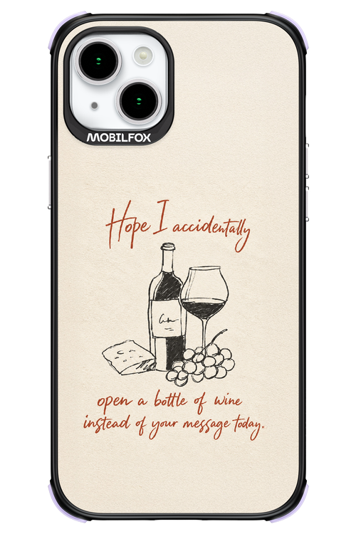 Bottle of wine 2.0 - Apple iPhone 15 Plus