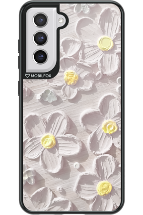 White Flowers 2.0 - Samsung Galaxy S21 FE