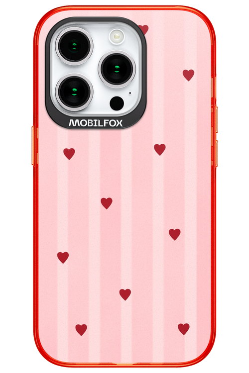 Red Little Hearts 2.0 - Apple iPhone 15 Pro