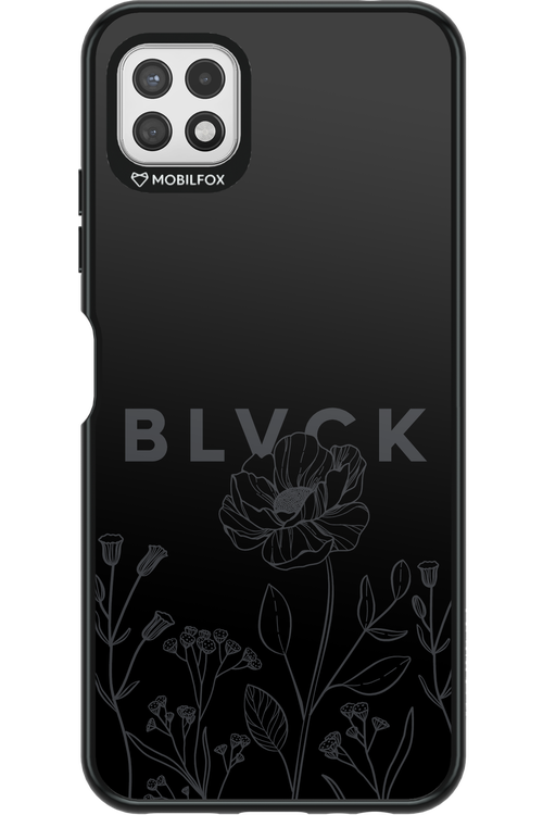 Black Flowers - Samsung Galaxy A22 5G