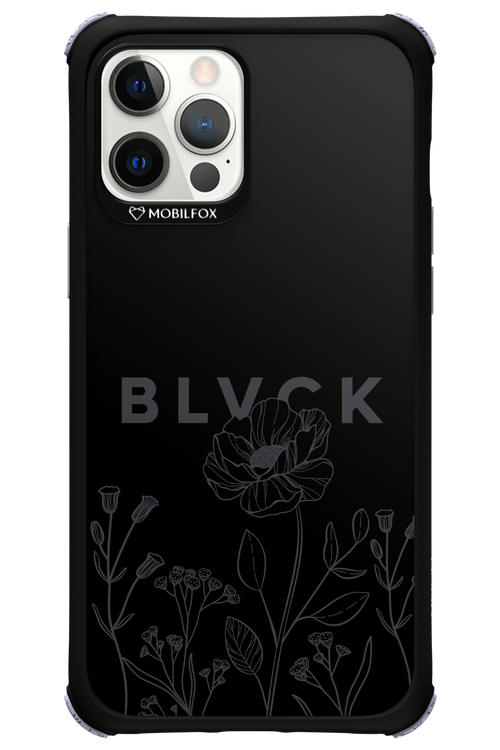 Black Flowers - Apple iPhone 12 Pro Max