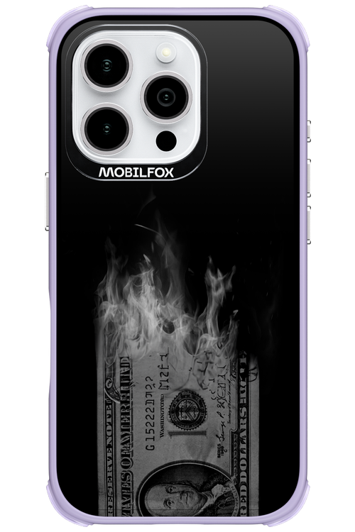 Money Burn B&W 2.0 - Apple iPhone 16 Pro