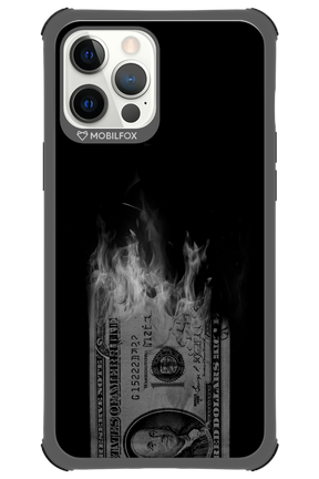 Money Burn B&W - Apple iPhone 12 Pro Max