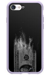 Money Burn B&W - Apple iPhone SE 2022