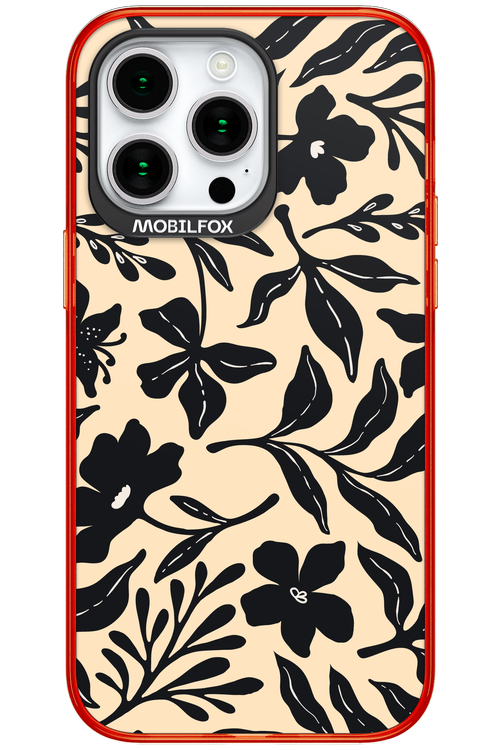 Black Flowers 2.0 - Apple iPhone 15 Pro Max