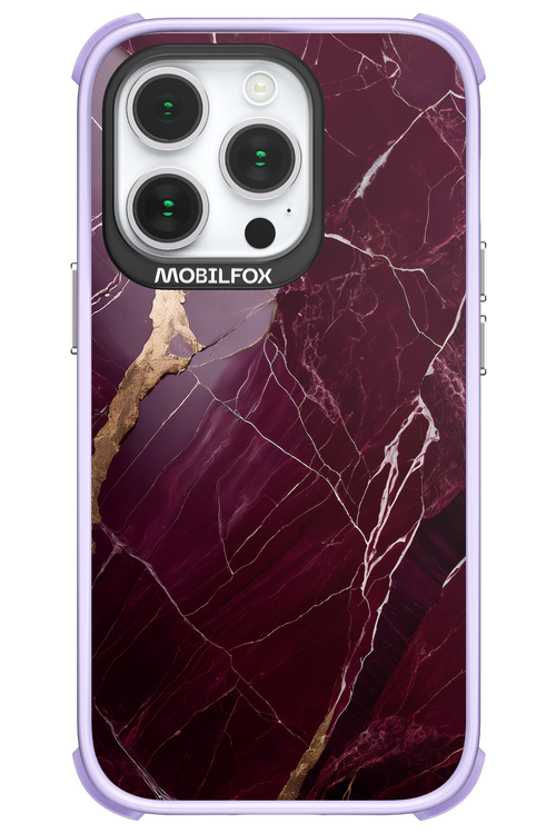 Burgundy Marble - Apple iPhone 14 Pro