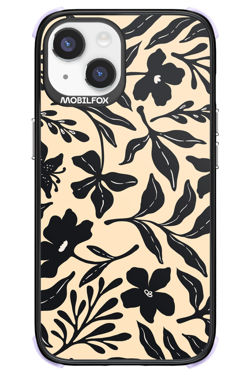 Black Flowers 2.0 - Apple iPhone 14