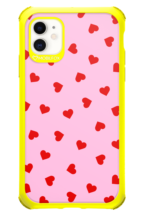 Sprinkle Heart Pink - Apple iPhone 11