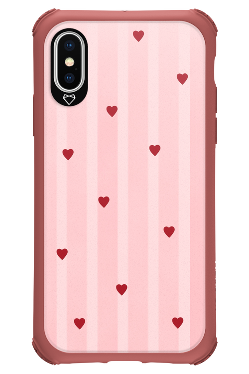 Red Little Hearts 2.0 - Apple iPhone XS